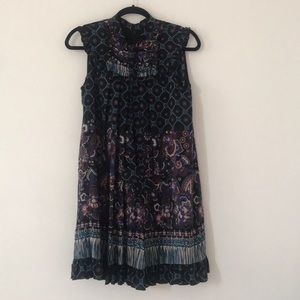 Anna Sui silk boho dress